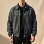 Peter | Herren Lammleder-Jacke, tailliert geschnittene elegante Jacke | Nomadnts | Nomadnts