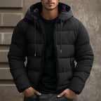 Philip | Herren gesteppte Daunenjacke mit Kapuze, gepolsterter Herbstmantel | Nomadnts | Nomadnts