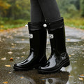 Phoebe | Damen wasserdichte Gummistiefel, Regenstiefel mit verstellbarer Schnürung | Nomadnts | Nomadnts