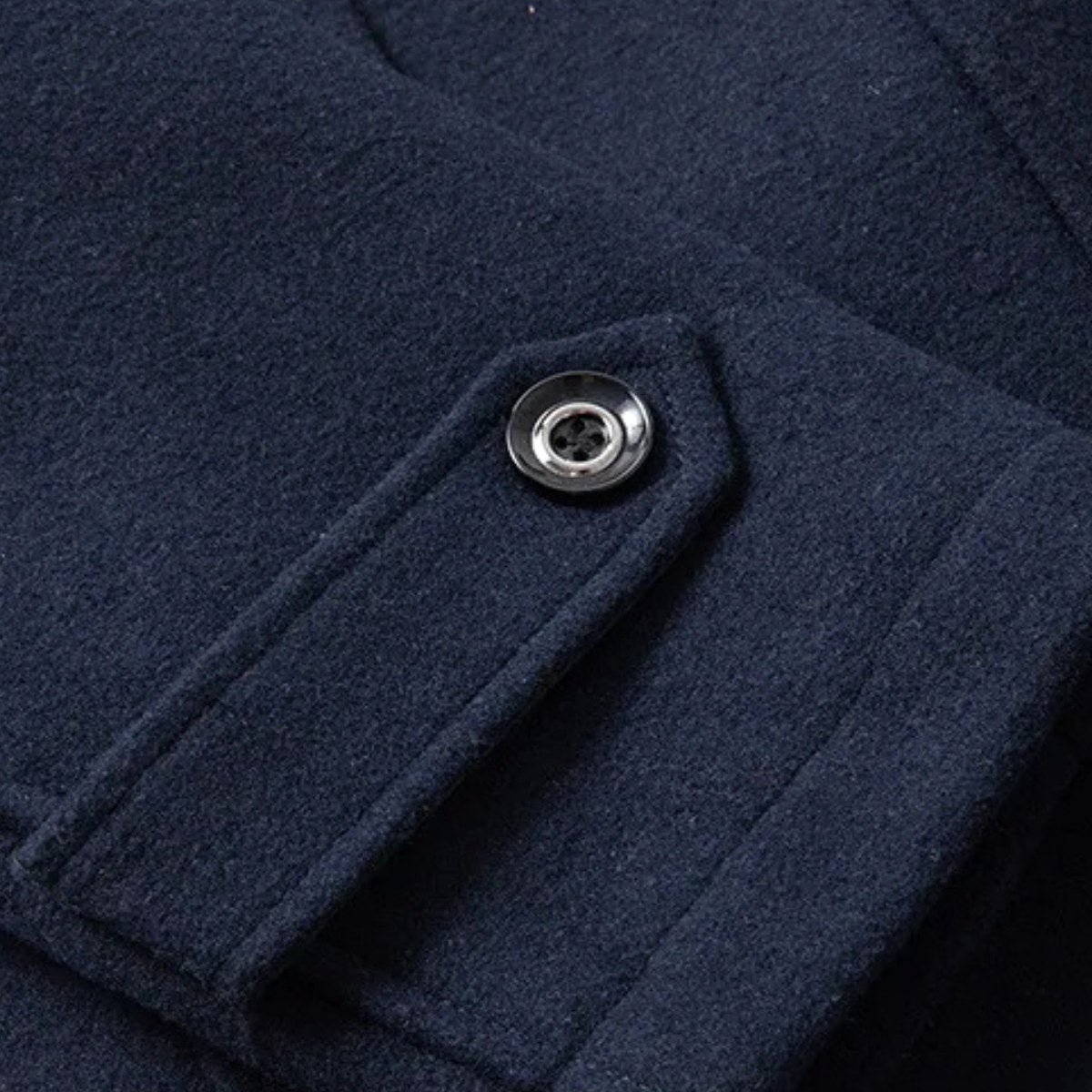 Preston | Herren-Woll-Trenchcoat mit Doppelkragen, taillierter Business-Mantel | Nomadnts