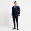 Przemysław | Eleganter dreiteilliger Herrenanzug mit Weste, Slim-Fit Anzug | Nomad NTS