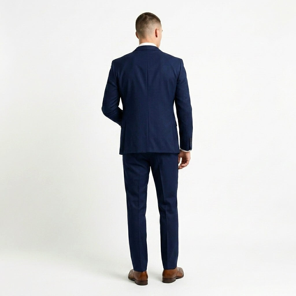 Przemysław | Eleganter dreiteilliger Herrenanzug mit Weste, Slim-Fit Anzug | Nomad NTS
