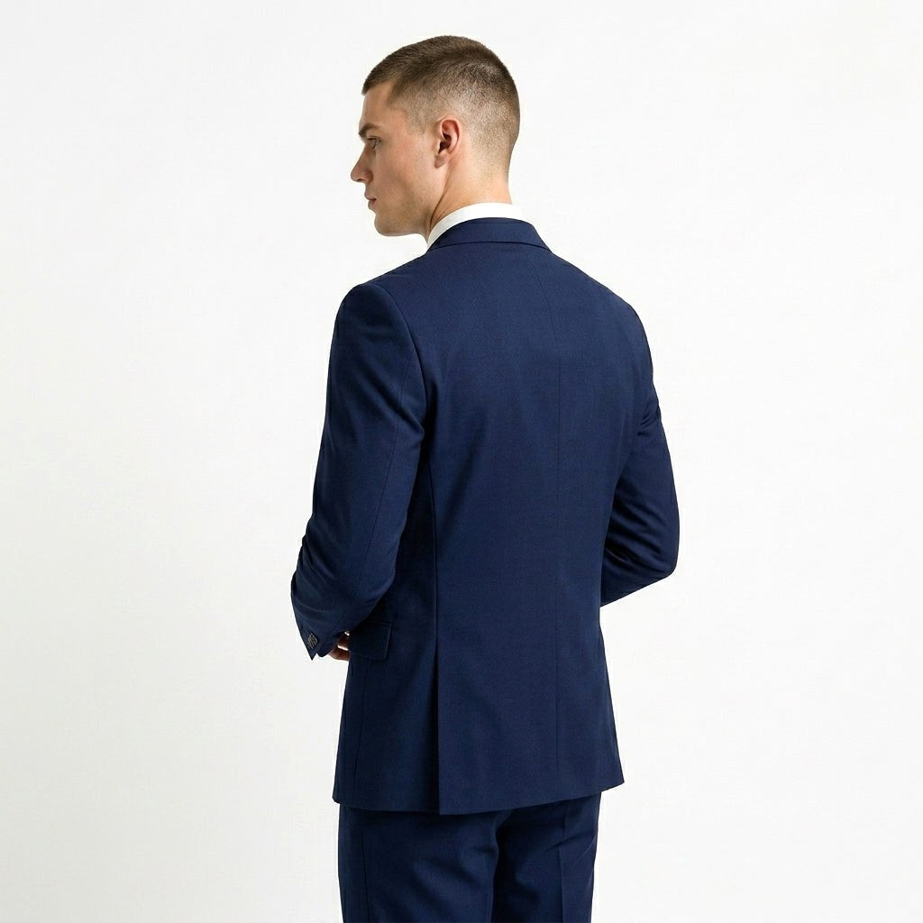Przemysław | Eleganter dreiteilliger Herrenanzug mit Weste, Slim-Fit Anzug | Nomad NTS
