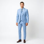 Przemysław | Eleganter dreiteilliger Herrenanzug mit Weste, Slim-Fit Anzug | Nomad NTS