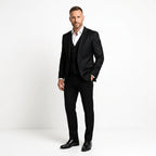 Przemysław | Eleganter dreiteilliger Herrenanzug mit Weste, Slim-Fit Anzug | Nomad NTS
