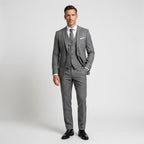 Przemysław | Eleganter dreiteilliger Herrenanzug mit Weste, Slim-Fit Anzug | Nomad NTS