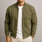 Rafał | Herrenjacke aus Wildleder mit Bomber-Schnitt, elegante Herbstjacke | Nomad NTS