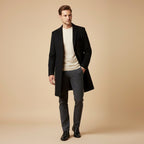 Reid | Taillierter langer Herrenmantel, eleganter Wintermantel | Nomadnts