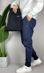 Robert | Herren Stretch-Cargohose, leichte, flexible Hose | Nomadnts | Blue