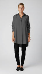 Romane | Damen Oversized Baumwollhemd, Bluse mit Knopfleiste | Nomadnts | Nomadnts