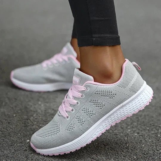 Rose | Damen orthopädische Sneaker mit stützender Sohle, bequeme Wandersneaker | Nomadnts | Nomadnts