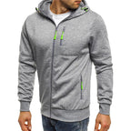 Ross | Herren Kapuzenjacke mit Reißverschluss, lockerer Herbstpullover | Nomadnts | Nomadnts