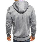 Ross | Herren Kapuzenjacke mit Reißverschluss, lockerer Herbstpullover | Nomadnts | Nomadnts
