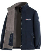 Rudolf | Herren Fleecejacke mit Kragen, Outdoor Fleecejacke | Nomad NTS | Dunkelblau