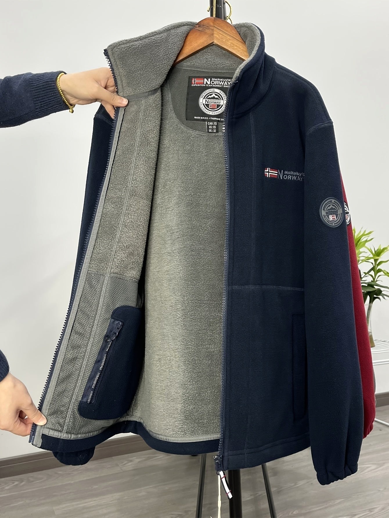 Rudolf | Herren Fleecejacke mit Kragen, Outdoor Fleecejacke | Nomad NTS