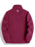 Rudolf | Herren Fleecejacke mit Kragen, Outdoor Fleecejacke | Nomad NTS | Rot