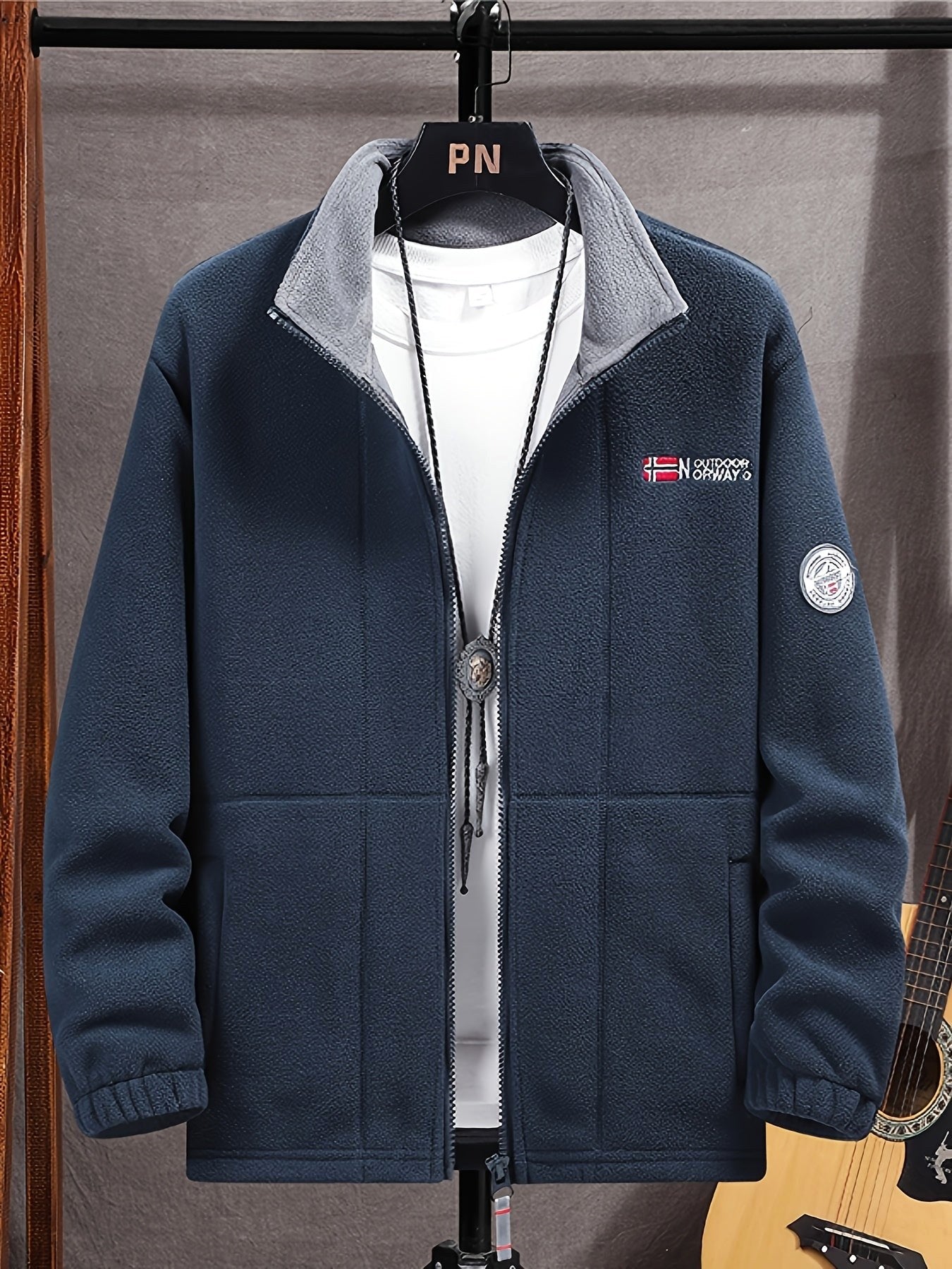 Rudolf | Herren Fleecejacke mit Kragen, Outdoor Fleecejacke | Nomad NTS