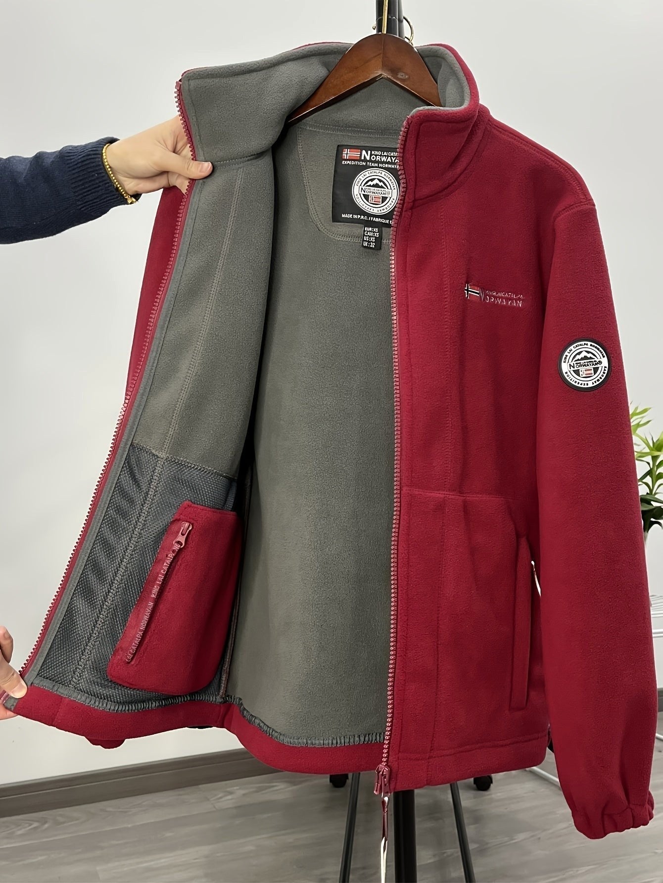 Rudolf | Herren Fleecejacke mit Kragen, Outdoor Fleecejacke | Nomad NTS