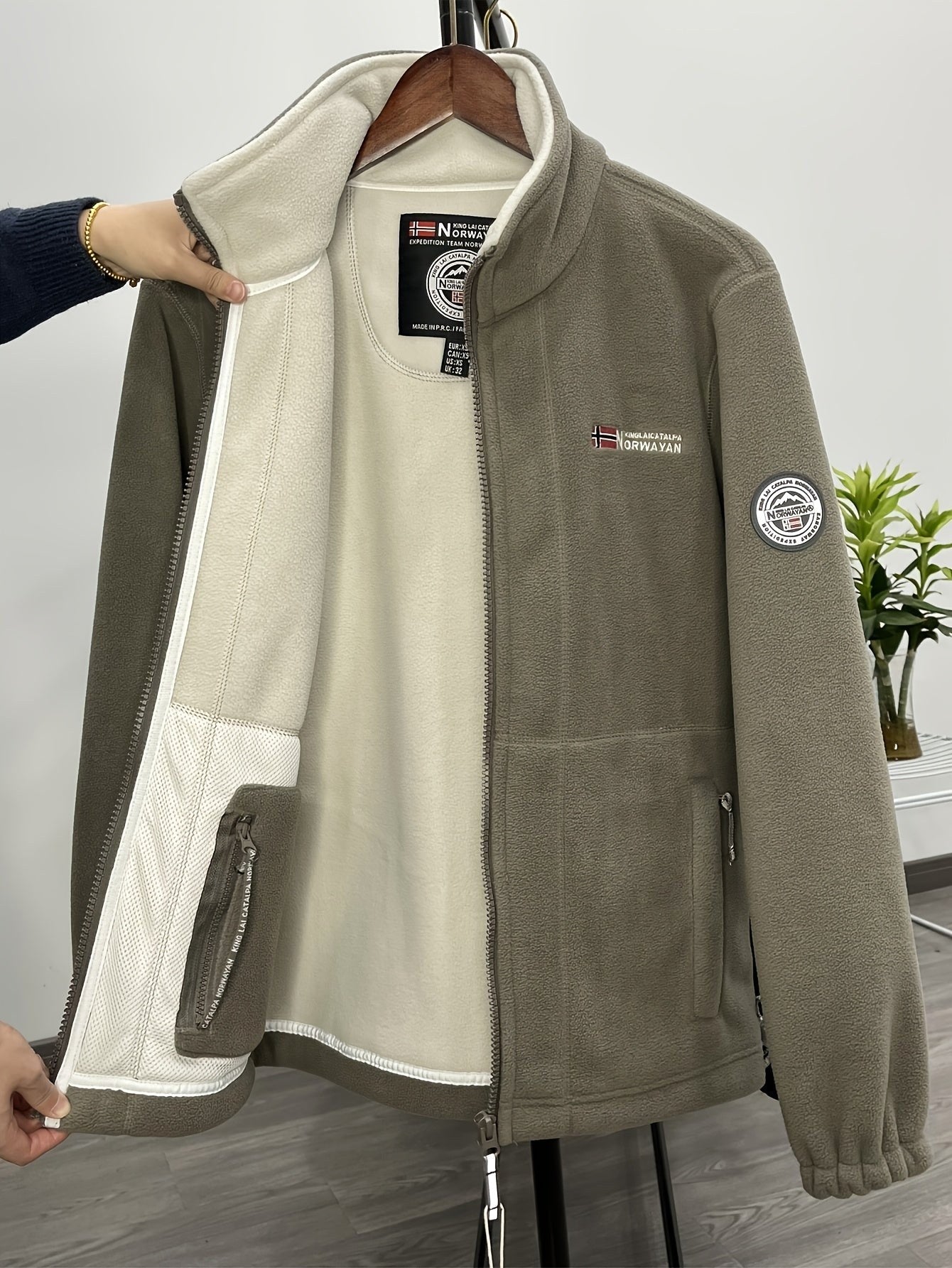 Rudolf | Herren Fleecejacke mit Kragen, Outdoor Fleecejacke | Nomad NTS