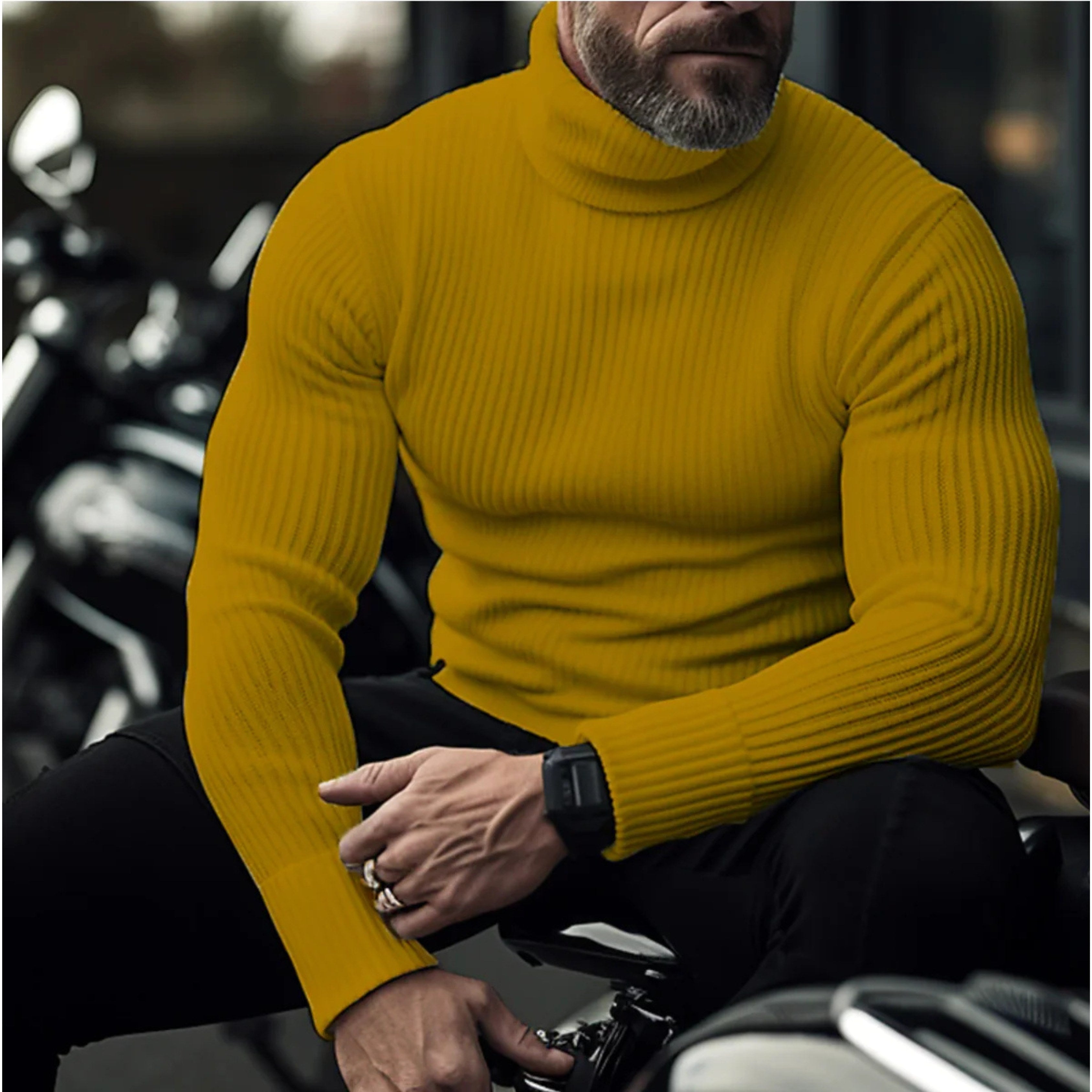Rupert | Herren Rollkragenpullover, strukturierter Rollkragen-Pullover | Nomadnts | Nomadnts