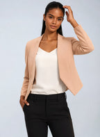 Sabine | Damen-Blazer mit offenem Vorderteil, Kurze elegante Jacke | Nomad NTS