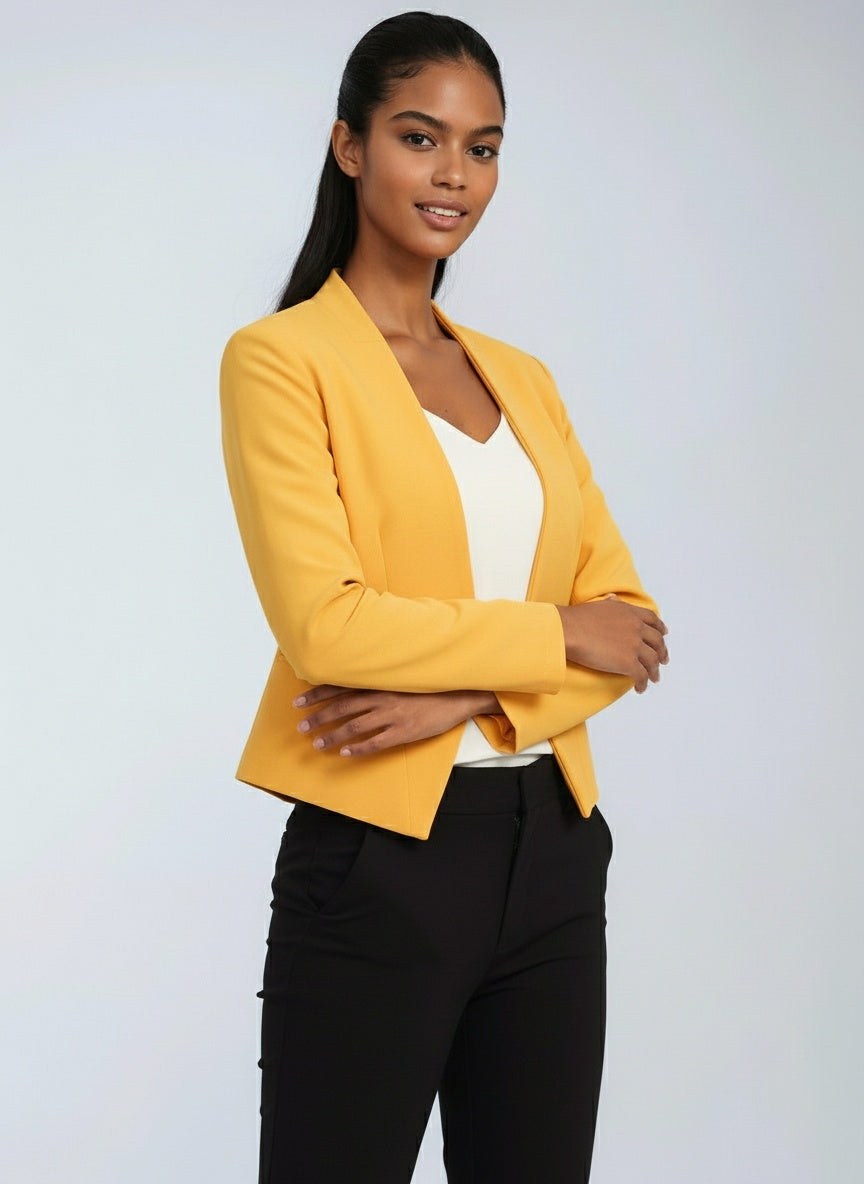 Sabine | Damen-Blazer mit offenem Vorderteil, Kurze elegante Jacke | Nomad NTS