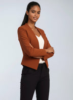 Sabine | Damen-Blazer mit offenem Vorderteil, Kurze elegante Jacke | Nomad NTS