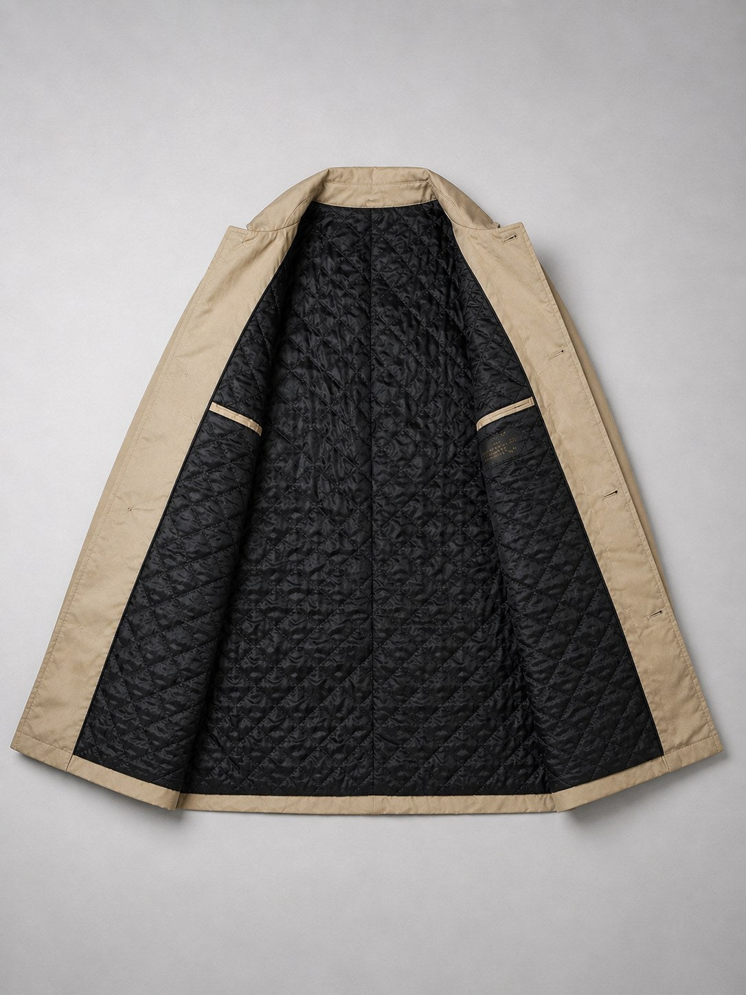 Scott | Taillierter Longline-Mantel für Herren, Mantel mit Knopfleiste | Nomadnts