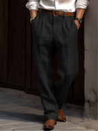 Sean | Herren klassische Bundfaltenhose, bequeme Anzughose | Nomadnts | Nomadnts