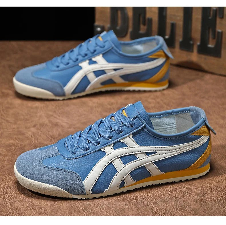 Sebastian | Herren-Retro-Sneaker mit Kontraststreifen und Wildleder-Akzenten, Vintage-Laufsneaker | Nomad NTS