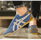 Sebastian | Herren-Retro-Sneaker mit Kontraststreifen und Wildleder-Akzenten, Vintage-Laufsneaker | Nomad NTS