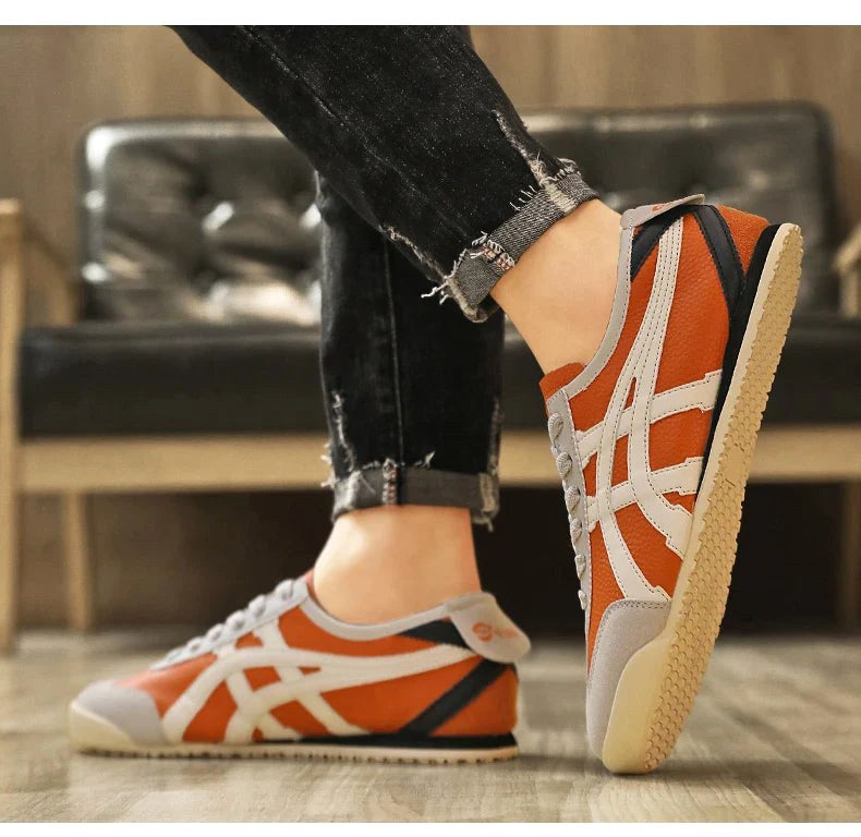 Sebastian | Herren-Retro-Sneaker mit Kontraststreifen und Wildleder-Akzenten, Vintage-Laufsneaker | Nomad NTS