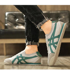 Sebastian | Herren-Retro-Sneaker mit Kontraststreifen und Wildleder-Akzenten, Vintage-Laufsneaker | Nomad NTS