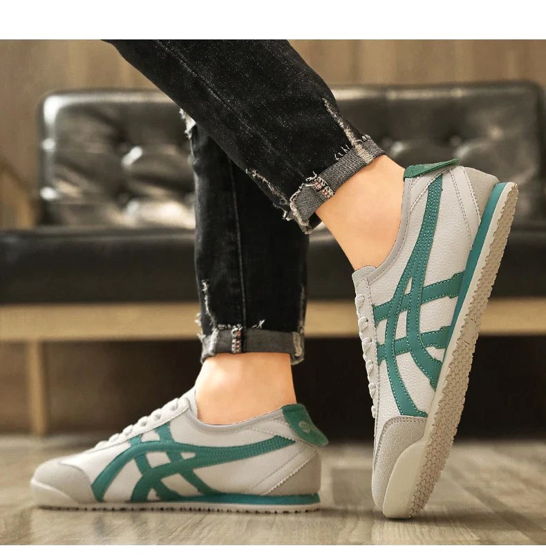 Sebastian | Herren-Retro-Sneaker mit Kontraststreifen und Wildleder-Akzenten, Vintage-Laufsneaker | Nomad NTS