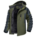 Simon | Herren Warme Wind- und Wasserdichte Winterjacke, Isolierte Herbst Jacke | Nomad NTS | Groen