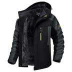 Simon | Herren Warme Wind- und Wasserdichte Winterjacke, Isolierte Herbst Jacke | Nomad NTS | Rood