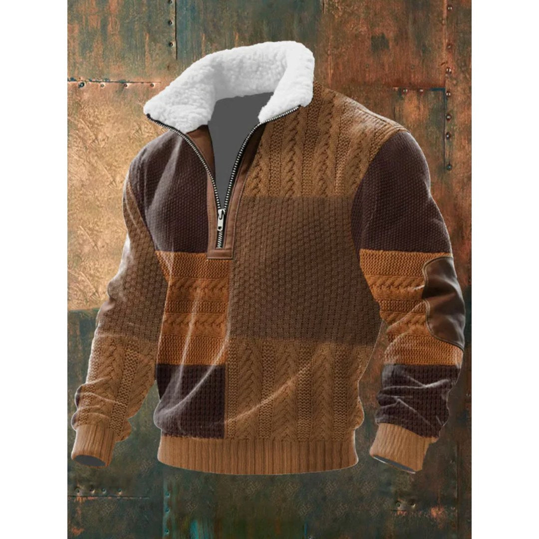 Spencer | Herren Fleece-Pullover mit hohem Kragen, warmer Pullover zum Kombinieren | Nomadnts | Nomadnts