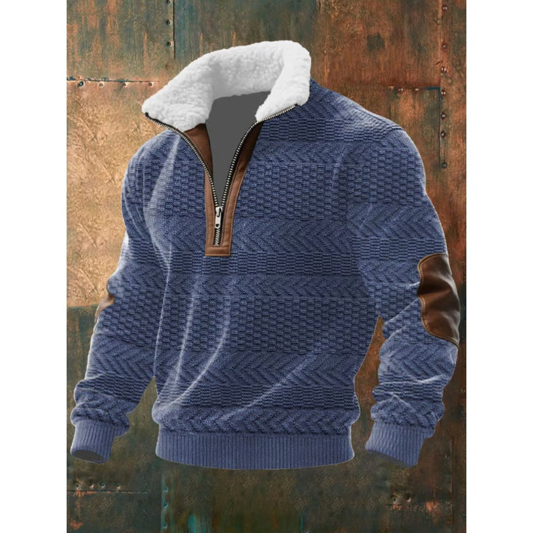 Spencer | Herren Fleece-Pullover mit hohem Kragen, warmer Pullover zum Kombinieren | Nomadnts | Nomadnts