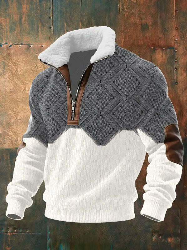 Spencer | Herren Fleece-Pullover mit hohem Kragen, warmer Pullover zum Kombinieren | Nomadnts | Nomadnts