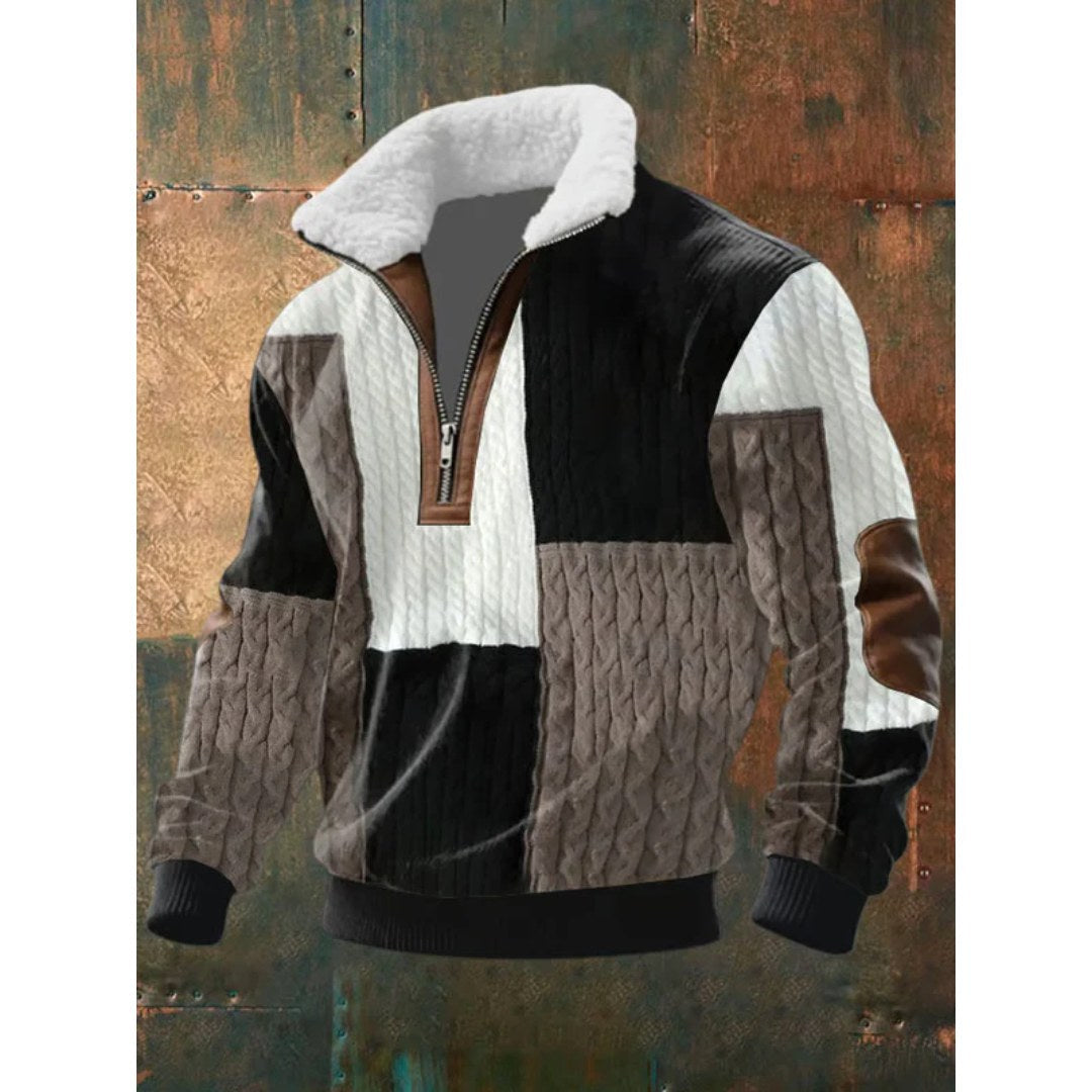 Spencer | Herren Fleece-Pullover mit hohem Kragen, warmer Pullover zum Kombinieren | Nomadnts | Nomadnts