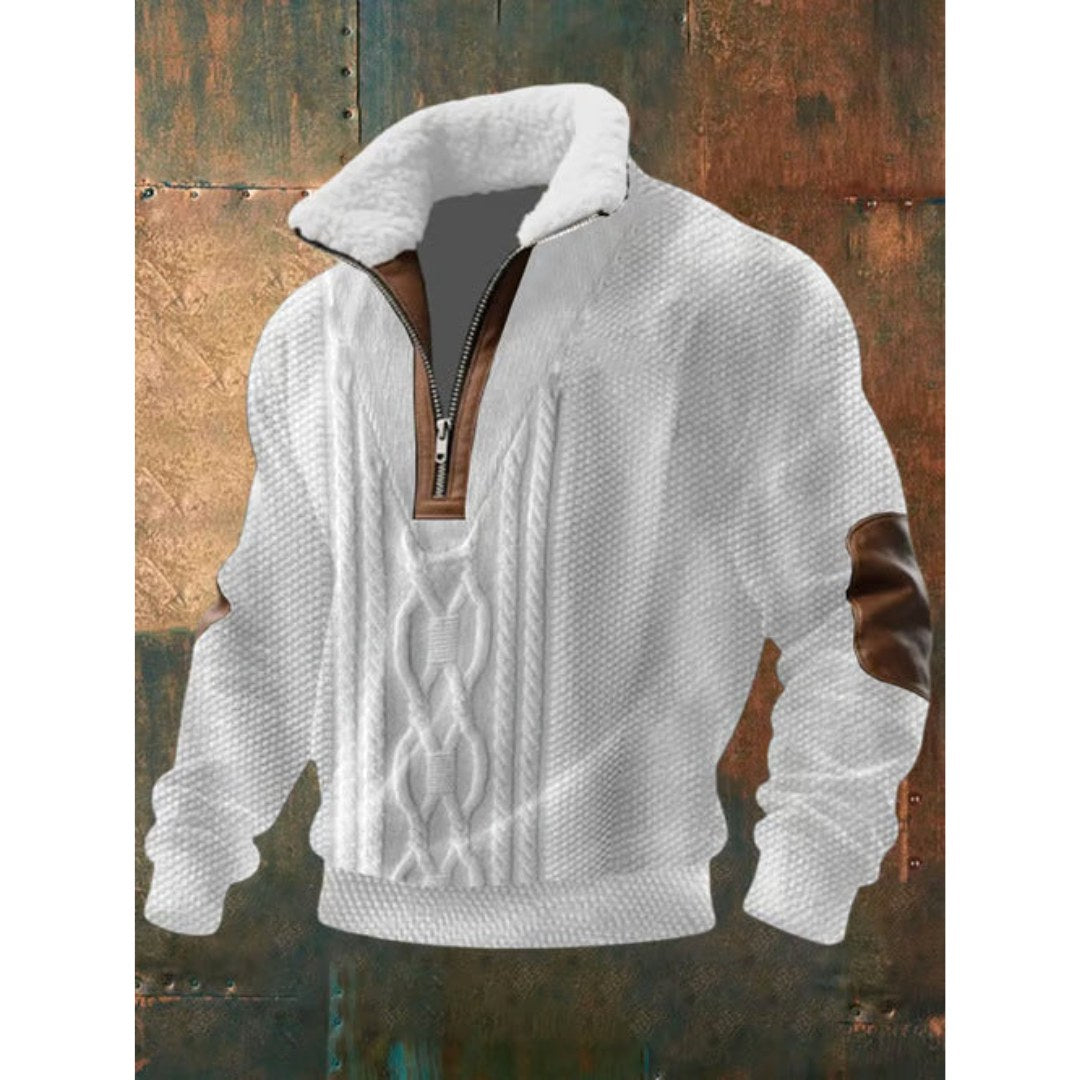Spencer | Herren Fleece-Pullover mit hohem Kragen, warmer Pullover zum Kombinieren | Nomadnts | Nomadnts