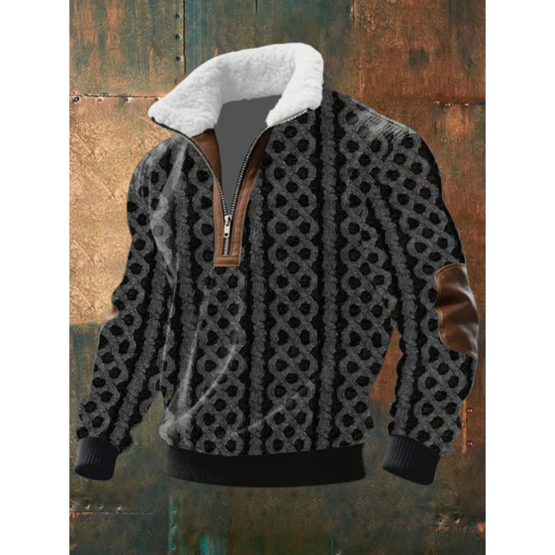 Spencer | Herren Fleece-Pullover mit hohem Kragen, warmer Pullover zum Kombinieren | Nomadnts | Nomadnts