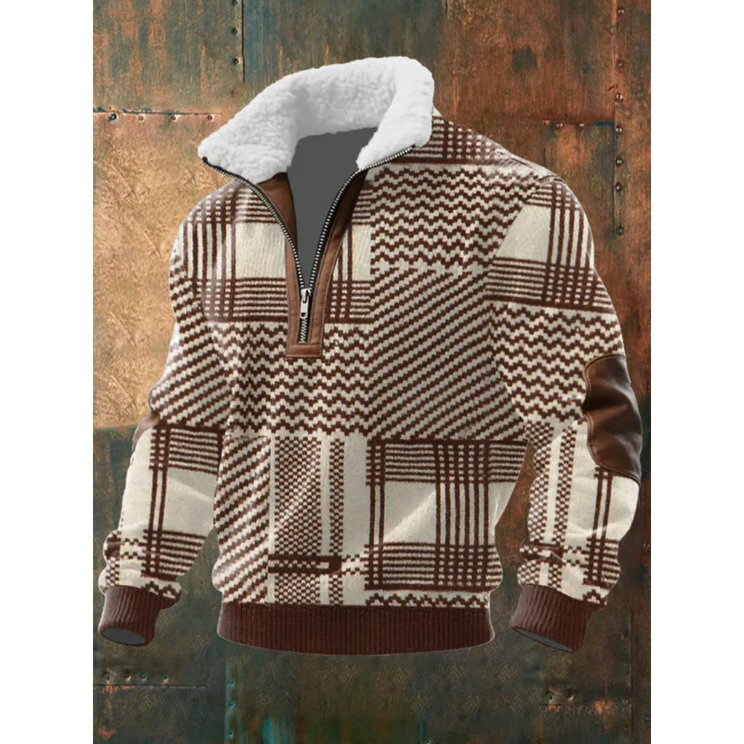 Spencer | Herren Fleece-Pullover mit hohem Kragen, warmer Pullover zum Kombinieren | Nomadnts | Nomadnts