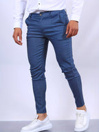 Stefan | Herren Slim-Fit Chinohose in Blau, Stretch Business Hose | Nomad NTS | Königsblau