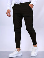 Stefan | Herren Slim-Fit Chinohose in Blau, Stretch Business Hose | Nomad NTS | Blau