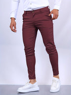 Stefan | Herren Slim-Fit Chinohose in Blau, Stretch Business Hose | Nomad NTS | Aprikose