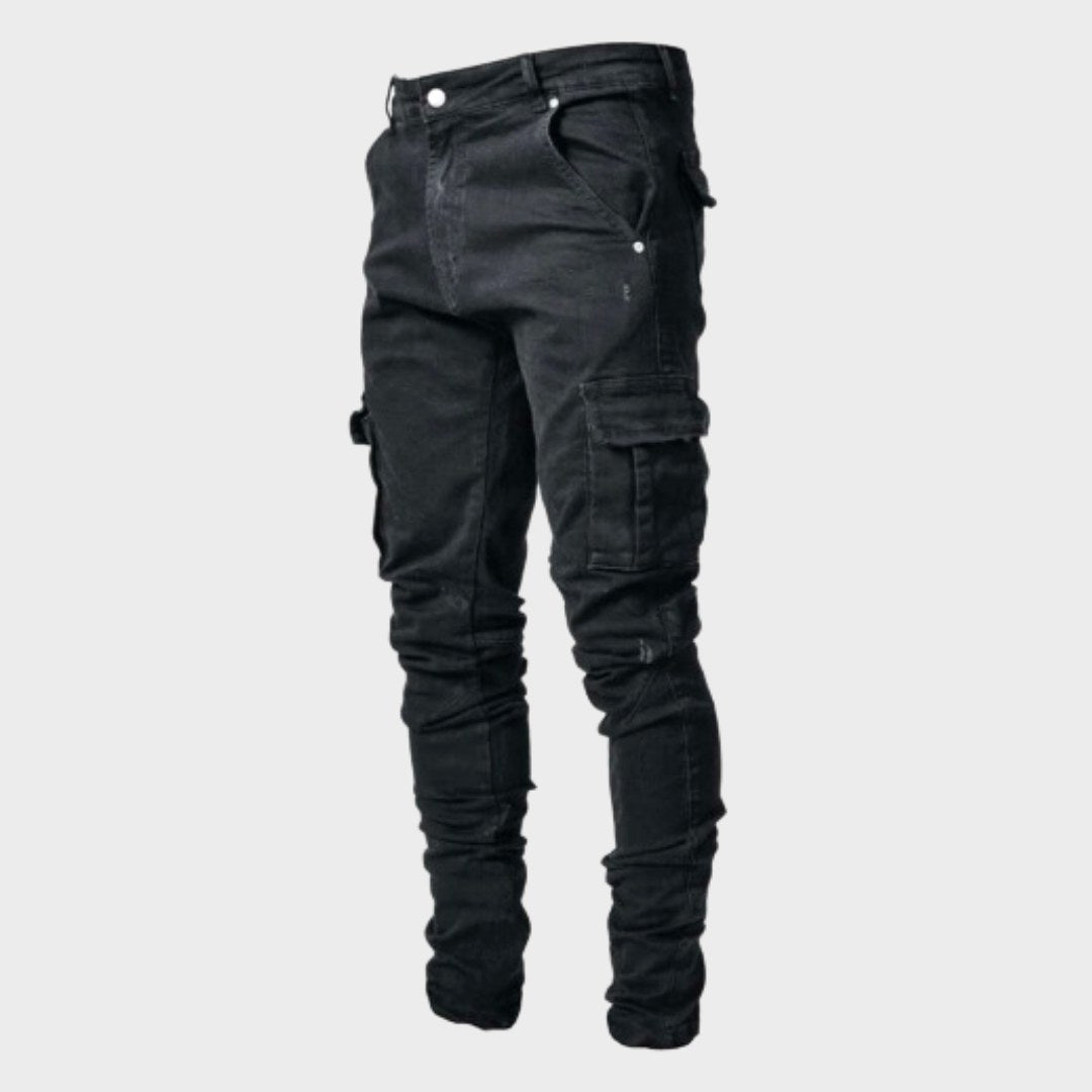 Stuart | Herren Ultra-Stretch Freizeit-Jeans, schmal geschnittene Denim-Jeans | Nomadnts | Nomadnts