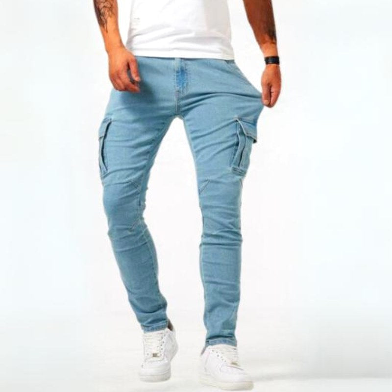 Stuart | Herren Ultra-Stretch Freizeit-Jeans, schmal geschnittene Denim-Jeans | Nomadnts | Nomadnts