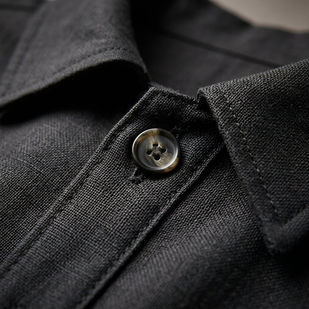 Suzanne | Damen Leinenmix-Bluse mit klassischem Kragen, locker geschnittenes Hemd | Nomadnts | Nomadnts