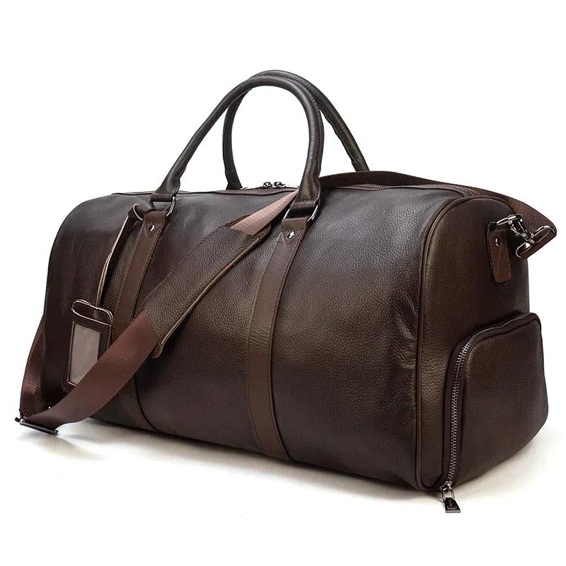 Szymon | Luxuriöse Ledertasche aus echtem Leder, elegante Reisetasche | Nomad NTS